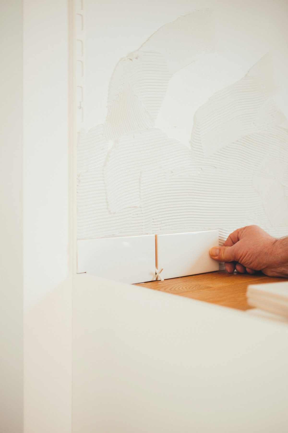 Tile installation